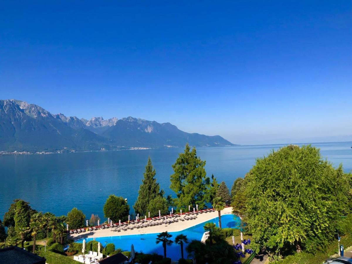 Rose Lake View Apartment Montreux Exterior foto